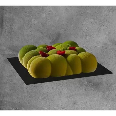 Deluxe Matte Black Square Cake Board - 18 x 18 cm - 50 pcs - Pastry Chef's Boutique