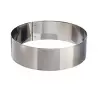 Polished Stainless Steel Heavy Duty Round Cake Ring 9'' x 2'' - Mallard Ferriere