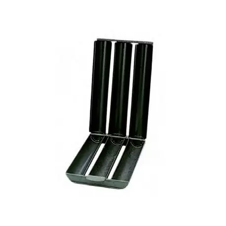 Triple Non-Stick Mini Round Tritoast Bread Mold - 3 Channels - 30 cm - Ø 5 cm