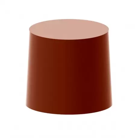 Chocolate World CW1000L28 Magnetic Polycarbonate Round High Cylinder Chocolate Mold - 22.5 x 22.5 x 20 mm - 9.5gr - 4x6 Cavit... Chocolate World CW1000L28 Magnetic Polycarbonate Round High Cylinder Chocolate Mold - 22.5 x 22.5 x 20 mm - 9.5gr - 4x6 Cavit...