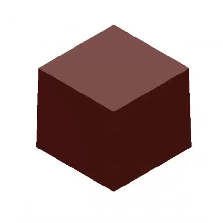 Chocolate World CW1000L20 Magnetic Polycarbonate Straight Cube Chocolate Mold - 23 x 23 x 20 mm - 12gr - 3x6 Cavity - 275x135... Chocolate World CW1000L20 Magnetic Polycarbonate Straight Cube Chocolate Mold - 23 x 23 x 20 mm - 12gr - 3x6 Cavity - 275x135...