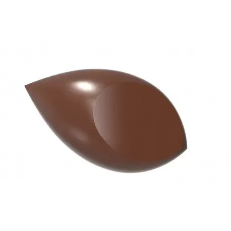 Chocolate World CW1692 Polycarbonate Flattened Quenelle Chocolate Mold - 45.5 x 25 x 12.5 mm - 7gr - 3x8 Cavity - 275x135x24... Chocolate World CW1692 Polycarbonate Flattened Quenelle Chocolate Mold - 45.5 x 25 x 12.5 mm - 7gr - 3x8 Cavity - 275x135x24...