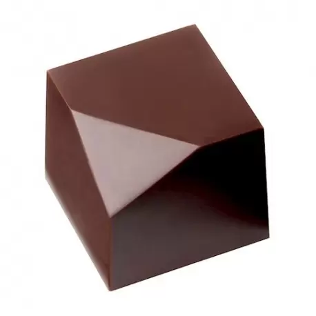 Chocolate World CW1840 Polycarbonate Cube with Edge by Dan Forgey Chocolate Mold - 23 x 23 x 20 mm - 12gr - 3x8 Cavity - 275x... Chocolate World CW1840 Polycarbonate Cube with Edge by Dan Forgey Chocolate Mold - 23 x 23 x 20 mm - 12gr - 3x8 Cavity - 275x...