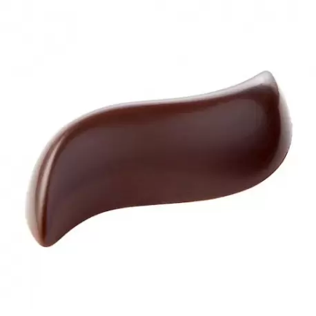 Chocolate World CW1848 Polycarbonate Wave Swirl "Ola" by Frank Haasnoot Chocolate Mold - 50 x 25 x 15 mm - 7.5gr - 3x7 Cavity... Chocolate World CW1848 Polycarbonate Wave Swirl "Ola" by Frank Haasnoot Chocolate Mold - 50 x 25 x 15 mm - 7.5gr - 3x7 Cavity...