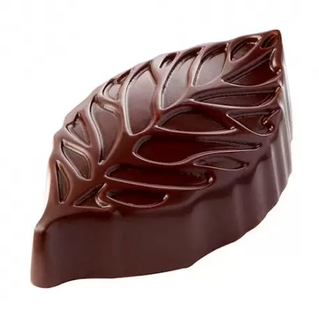 Chocolate World CW1830 Polycarbonate Classic Leaf by Ramon Huigsloot Chocolate Mold- 44.5 x 26 x 13.5 mm - 10gr - 3x7 Cavity ... Chocolate World CW1830 Polycarbonate Classic Leaf by Ramon Huigsloot Chocolate Mold- 44.5 x 26 x 13.5 mm - 10gr - 3x7 Cavity ...