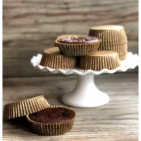 Novacart 1209 FL Crumbcake Muffins Tops Panettone Print Baking Cup 3-1/2" x 1-3/16" - 100 pcs Freestanding Baking Cups Novacart 1209 FL Crumbcake Muffins Tops Panettone Print Baking Cup 3-1/2" x 1-3/16" - 100 pcs Freestanding Baking Cups