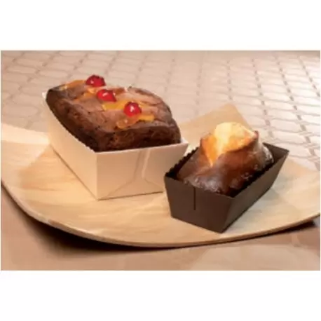 Pastry Chef's Boutique M17982-25 Easy Bake Brown Individual Mini Cakes 80 x 40 x 40 mm - Pack of 25 Cake and Loaf Paper Pans Pastry Chef's Boutique M17982-25 Easy Bake Brown Individual Mini Cakes 80 x 40 x 40 mm - Pack of 25 Cake and Loaf Paper Pans