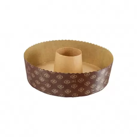 Angel Food Bundt Cake Paper Pan 7 7/8'' x 2 3/8'' - 25 pcs - Novacart