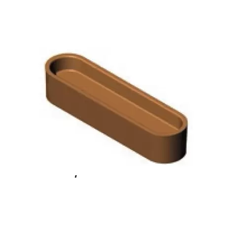 PAVONI Cookmatic Long Oval Finger Eclair Shell Plates - 120 x 30 x 16 mm - 14 Cavity - Plates Only PAVONI Cookmatic Long Oval Finger Eclair Shell Plates - 120 x 30 x 16 mm - 14 Cavity - Plates Only