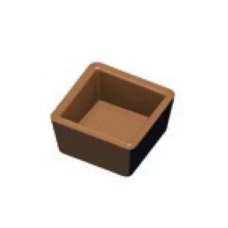 PAVONI Cookmatic Mini Square Tart Shell Plates - 33 x 33 mm - 30 Cavity PAVONI Cookmatic Mini Square Tart Shell Plates - 33 x 33 mm - 30 Cavity
