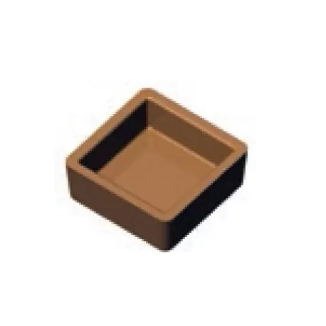PAVONI Cookmatic Small Square Straight Edges Tart Shell Plates 40 x 40 x 20 mm - 30 Cavity PAVONI Cookmatic Small Square Straight Edges Tart Shell Plates 40 x 40 x 20 mm - 30 Cavity