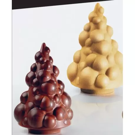 Pavoni Thermoformed Mold - AMPOLLA - Christmas Trees Ø 135 x 200 mm - Weight: 200 g - 2 sets