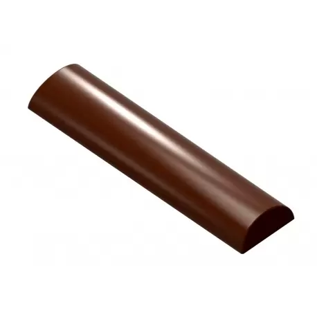 Chocolate World CW1908 Polycarbonate Rounded Smooth Snack Bar Chocolate Mold - 113 x 28 x 11 mm - 31.5gr - 1x7 Cavity - 275x1... Chocolate World CW1908 Polycarbonate Rounded Smooth Snack Bar Chocolate Mold - 113 x 28 x 11 mm - 31.5gr - 1x7 Cavity - 275x1...