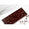 Polycarbonate Baroque Tablet Mold by Jessica Pedemont Chocolate Mold - 117.5 x 49.5 x 9 mm - 57gr - 1x4 Cavity - 275x135x24mm
