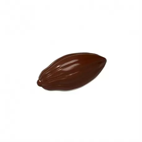 Chocolate World MA1919 Polycarbonate Mini Cabosse cocao cocoa pod Chocolate Mold - 19 x 9 x 4 mm - 2 x 0.6 gr - 9x7 Cavity - ... Chocolate World MA1919 Polycarbonate Mini Cabosse cocao cocoa pod Chocolate Mold - 19 x 9 x 4 mm - 2 x 0.6 gr - 9x7 Cavity - ...