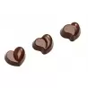 Polycarbonate Assorted Modern Hearts Chocolate Mold - 29 x 34.5 x 17 mm - 12gr - 3x7 Cavity - 275x135x24mm