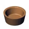 PAVONI Cookmatic Mini Round Tart Shell Plates - Ø 48 x 18 mm - 30 Cavity