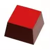 Magnetic Polycarbonate Square Chocolate Mold - 24 x 24 x 14 mm - 9.5gr - 4x6 Cavity - 275x135x24mm - Chocolate World