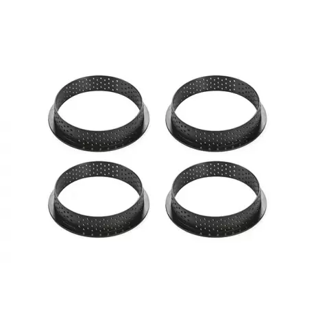 Silikomart Professional KIT TARTE RING Ø100 cm - Ø 100 x 20 mm - 4 Cavity - 80 ml Silikomart Professional KIT TARTE RING Ø100 cm - Ø 100 x 20 mm - 4 Cavity - 80 ml