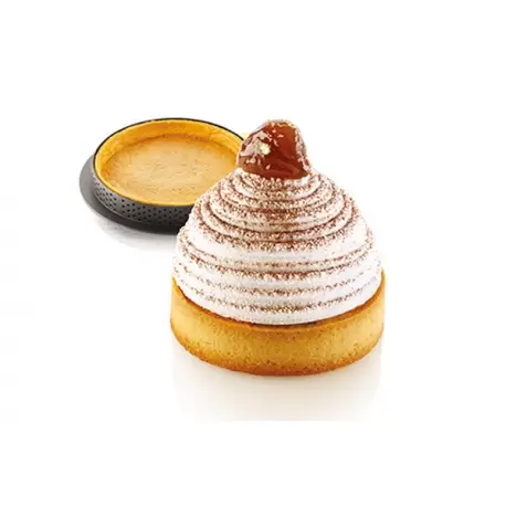 Silikomart Professional KIT TARTE RING MONT BLANC Ø80 mm - Ø 80 h 20 mm Silikomart Professional KIT TARTE RING MONT BLANC Ø80 mm - Ø 80 h 20 mm