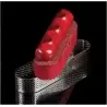 Pavoni XF15 Microperforated Stainless Steel Rectangular Oval FingerTart Rings Height: 3/4'' - 78 x 36.5 x 20 mm Finger & Indi...