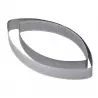 Microperforated Stainless Steel Pointy Oval Rings - 270 x 145 x 35 mm - Pavoni
