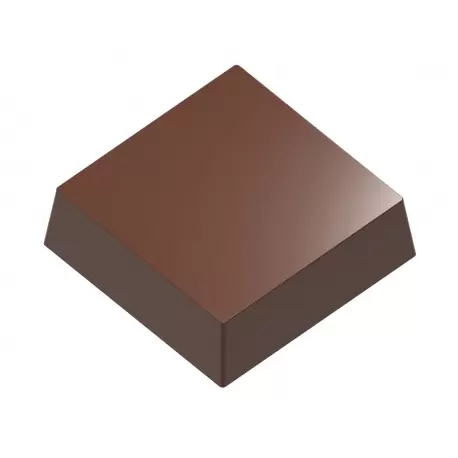 Chocolate World CW1000L19 Magnetic Polycarbonate Square Chocolate Mold - 29 x 29 x 9 mm - 9gr - 3x5 Cavity - 275x135x24mm Mag... Chocolate World CW1000L19 Magnetic Polycarbonate Square Chocolate Mold - 29 x 29 x 9 mm - 9gr - 3x5 Cavity - 275x135x24mm Mag...
