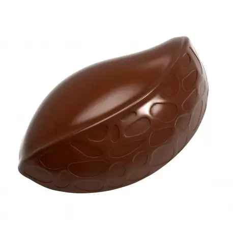 Polycarbonate Praline Shell by Elias Laderach Chocolate Mold - 45 x 26.5 x16 mm - 12gr - 2x8 Cavity - 275x135x24mm Polycarbonate Praline Shell by Elias Laderach Chocolate Mold - 45 x 26.5 x16 mm - 12gr - 2x8 Cavity - 275x135x24mm