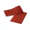 Silikomart SF030 Silikomart Mini Florentins Silicone Molds - Ø35mm - 190mm x 400mm x 5mm H - 24 Cavity - 10ml Non-Stick Silic...