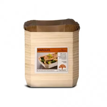Panibois MARQD Panibois MARQUIS DISCOVERY PACK - 6.88" x 4.38" x 1.5" (10pcs) Wooden Cake Molds Panibois MARQD Panibois MARQUIS DISCOVERY PACK - 6.88" x 4.38" x 1.5" (10pcs) Wooden Cake Molds