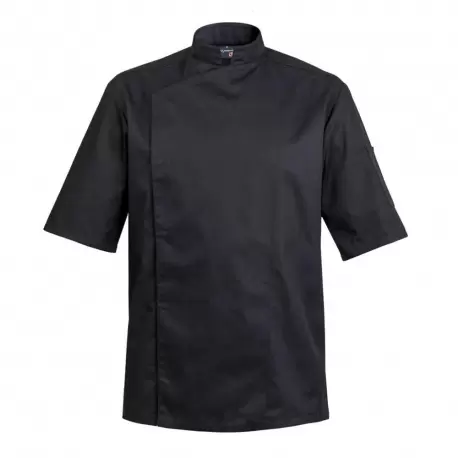 Clement Design CDM-FBW Men's FIRENZE Chef's Jacket - Long or Short Sleeves (Black or White) Chef Coats & Jackets Clement Design CDM-FBW Men's FIRENZE Chef's Jacket - Long or Short Sleeves (Black or White) Chef Coats & Jackets