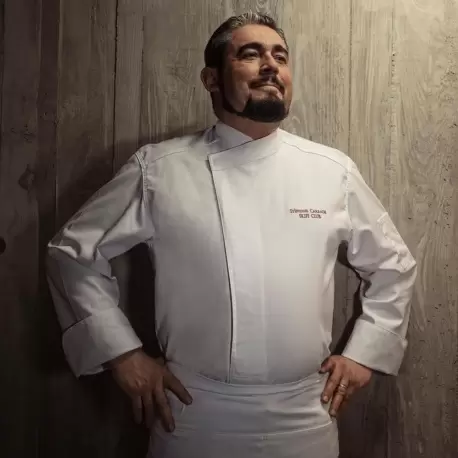 Clement Design CDM-MAW Men's MADISON Chef's Jacket -Long or Short Sleeve (White) Chef Coats & Jackets Clement Design CDM-MAW Men's MADISON Chef's Jacket -Long or Short Sleeve (White) Chef Coats & Jackets