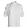 Clement Design CDM-MAW Men's MADISON Chef's Jacket -Long or Short Sleeve (White) Chef Coats & Jackets