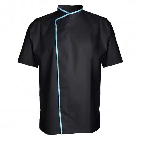 Clement Design CDM-MUB Men's MURANO Chef's Jacket - Long or Short Sleeve (Black) Chef Coats & Jackets Clement Design CDM-MUB Men's MURANO Chef's Jacket - Long or Short Sleeve (Black) Chef Coats & Jackets