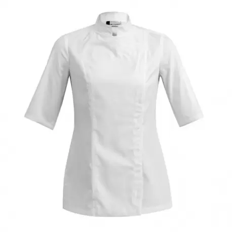 Clement Design CDW-SBW Women's SIENNE Chef's Jacket -Long or Short Sleeve (Black or White) Chef Coats & Jackets Clement Design CDW-SBW Women's SIENNE Chef's Jacket -Long or Short Sleeve (Black or White) Chef Coats & Jackets