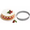 Pastry Chef's Boutique 06787 Stainless Steel Mousse Entremet Ring - 20 x 4cm Entremet Rings - 1.38'' High (35mm)