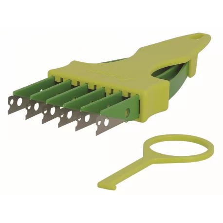Pastry Chef's Boutique 1475 Bakers Blade - Clamp Holder with 6 blades - Straight cut with refillable holder -110 x 58 x 15 mm... Pastry Chef's Boutique 1475 Bakers Blade - Clamp Holder with 6 blades - Straight cut with refillable holder -110 x 58 x 15 mm...