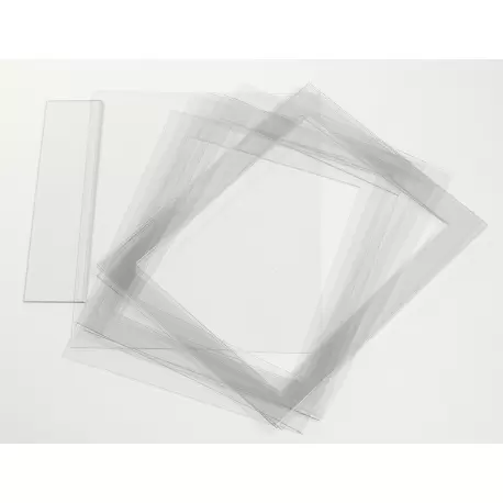 Chocolate World M1080 Polycarbonate Ganache Frames - Set of 8 - 440x350x3mm outside 360x270x3mm inside Chocolate Ganache Frames Chocolate World M1080 Polycarbonate Ganache Frames - Set of 8 - 440x350x3mm outside 360x270x3mm inside Chocolate Ganache Frames