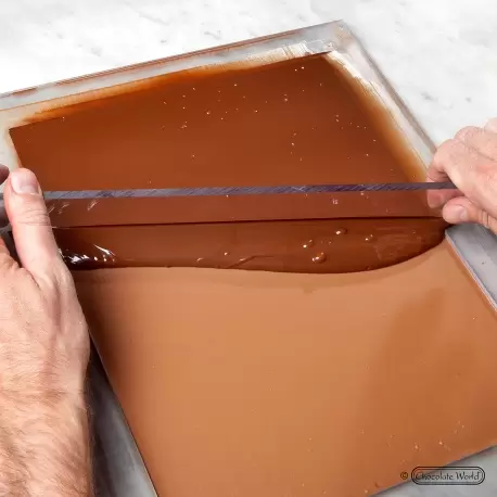 Chocolate World M1080 Polycarbonate Ganache Frames - Set of 8 - 440x350x3mm outside 360x270x3mm inside Chocolate Ganache Frames Chocolate World M1080 Polycarbonate Ganache Frames - Set of 8 - 440x350x3mm outside 360x270x3mm inside Chocolate Ganache Frames
