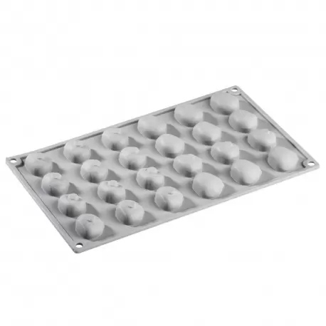 Pavoni CHESTNUT Decoration Silicone Mold - 31 x 27 x 16 mm - 6 ml - 24 imprints