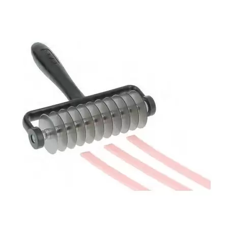 Pastry Chef's Boutique 03918 Smooth Disk Roll Dough Divider Cutter - 12mm Wheels Cutters & Dockers Pastry Chef's Boutique 03918 Smooth Disk Roll Dough Divider Cutter - 12mm Wheels Cutters & Dockers