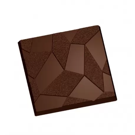 Cabrellon 17100 Polycarbonate Geometric Tablet Chocolate Mold - 80x80x7.5mm - 2x3 Cavity - 275x175x24mm - 50gr Tablets Molds Cabrellon 17100 Polycarbonate Geometric Tablet Chocolate Mold - 80x80x7.5mm - 2x3 Cavity - 275x175x24mm - 50gr Tablets Molds