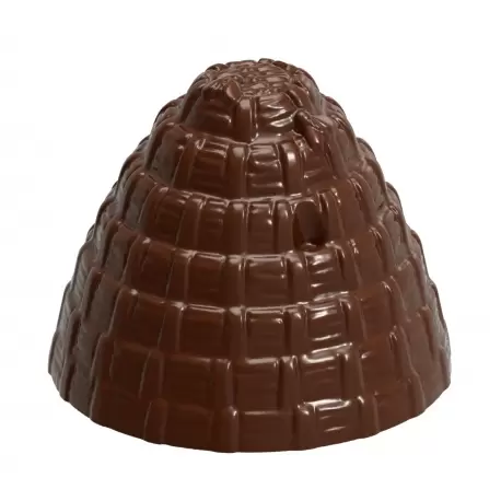 Chocolate World CW1927 Polycarbonate Beehive Chocolate Mold - 31 x 31 x 25.5 mm - 13gr - 3x7 Cavity - 275x135x24mm Modern Sha... Chocolate World CW1927 Polycarbonate Beehive Chocolate Mold - 31 x 31 x 25.5 mm - 13gr - 3x7 Cavity - 275x135x24mm Modern Sha...
