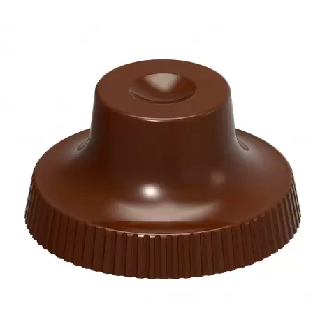 Chocolate World CW1960 Polycarbonate Christmas Ball Hanger Chocolate Mold - 16 x 16 x 8.5 mm - 1gr - 5x9 Cavity - 275x135x24m... Chocolate World CW1960 Polycarbonate Christmas Ball Hanger Chocolate Mold - 16 x 16 x 8.5 mm - 1gr - 5x9 Cavity - 275x135x24m...