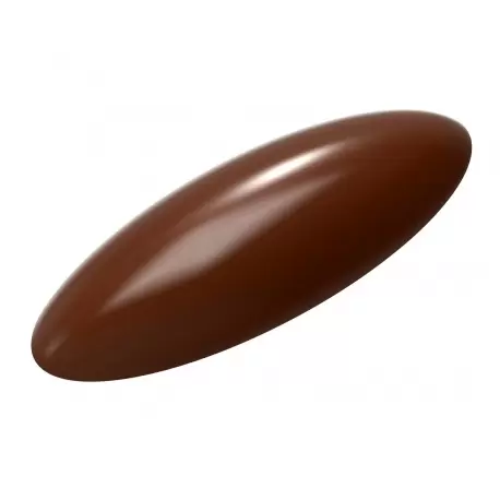 Chocolate World CW1950 Polycarbonate Oval Lens by Frank Haasnoot Chocolate Mold - 62.5 x 22.5 x 12 mm - 10.5gr - 2x7 Cavity -... Chocolate World CW1950 Polycarbonate Oval Lens by Frank Haasnoot Chocolate Mold - 62.5 x 22.5 x 12 mm - 10.5gr - 2x7 Cavity -...