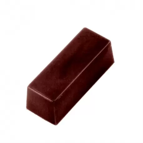 Polycarbonate Small Log / Brick Chocolate Mold - 37 x 15 x 13 mm - 8gr - 7x6 Cavity - 275x135x24mm - Chocolate World