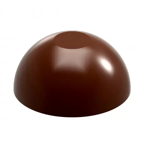 Chocolate World CW1953 Polycarbonate Flattened Sphere (Fits CW1974) Chocolate Mold - 27 x 27 x 13 mm - 6.5gr - 4x8 Cavity - D... Chocolate World CW1953 Polycarbonate Flattened Sphere (Fits CW1974) Chocolate Mold - 27 x 27 x 13 mm - 6.5gr - 4x8 Cavity - D...