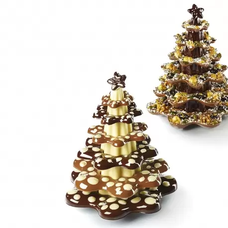 Pavoni KT162 Pavoni Thermoformed Mold - RING - Christmas Trees Ø 160x200 mm - Weight: 500 g - 1 set Holidays Molds Pavoni KT162 Pavoni Thermoformed Mold - RING - Christmas Trees Ø 160x200 mm - Weight: 500 g - 1 set Holidays Molds