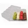 Pastry Chef's Boutique MAC35CL Clear Plastic Thermoformed Macarons Storage and Display Trays - 35 Macarons - Pack of 500 Maca...
