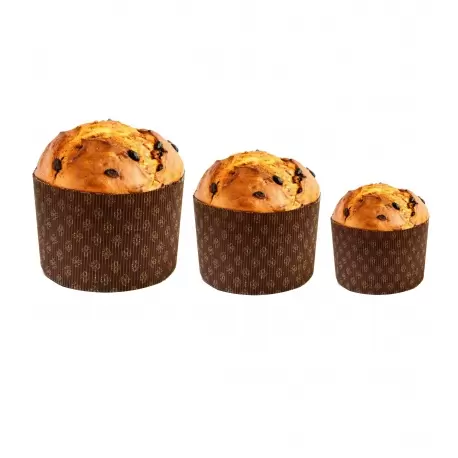 Novacart Corrugated Round Traditional High Style Panettone (Panettone Alto) - 6 1/16” x 4 3/16” - 240 pcs - 750gr Novacart Corrugated Round Traditional High Style Panettone (Panettone Alto) - 6 1/16” x 4 3/16” - 240 pcs - 750gr